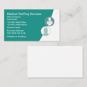 Visitekaartjes voor medisch personeel (Voorkant / Achterkant)