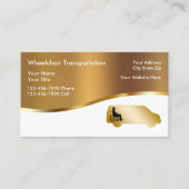 Visitekaartjes voor medisch rolstoelvervoer (Voorkant)