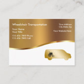 Visitekaartjes voor medisch rolstoelvervoer (Voorkant)