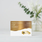 Visitekaartjes voor medisch rolstoelvervoer (Staand voorkant)