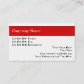 Visitekaartjes voor medisch vervoer (Achterkant)