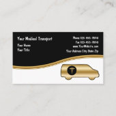 Visitekaartjes voor medisch vervoer (Voorkant)