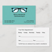 Visitekaartjes voor medische benoeming, dubbelzijd (Voorkant / Achterkant)