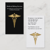 Visitekaartjes voor medische facturering (Voorkant / Achterkant)