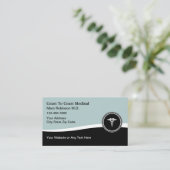 Visitekaartjes voor medische Kantoor (Staand voorkant)