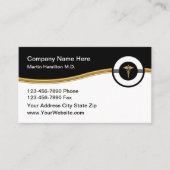 Visitekaartjes voor medische Kantoor van Classy (Voorkant)