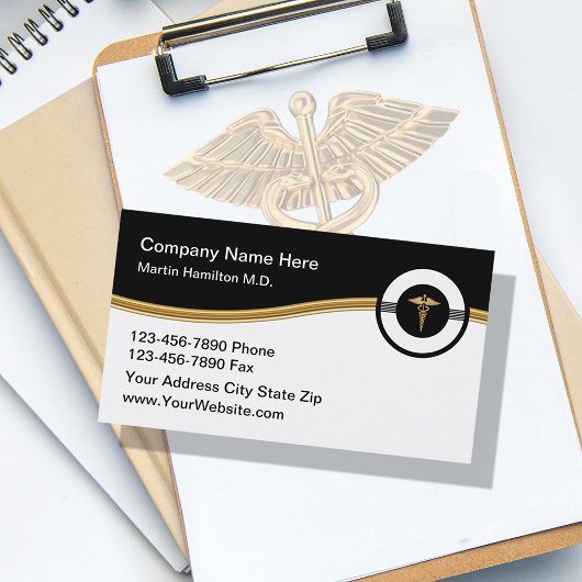 Visitekaartjes voor medische Kantoor van Classy