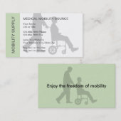 Visitekaartjes voor medische mobiliteit (Voorkant / Achterkant)