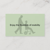 Visitekaartjes voor medische mobiliteit (Achterkant)