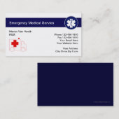 Visitekaartjes voor medische noodsituaties (Voorkant / Achterkant)