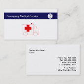 Visitekaartjes voor medische noodsituaties (Voorkant / Achterkant)