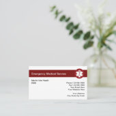 Visitekaartjes voor medische noodsituaties (Staand voorkant)