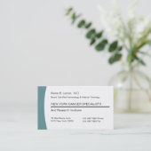 Visitekaartjes voor medische oncologie (Staand voorkant)