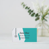 Visitekaartjes voor medische professionele gezondh (Staand voorkant)