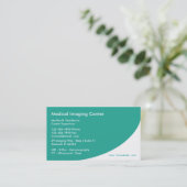Visitekaartjes voor medische radiologie (Staand voorkant)