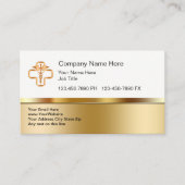 Visitekaartjes voor medische symbolen van klasse (Voorkant)