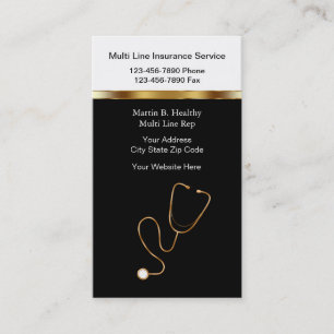 Visitekaartjes voor medische verzekering