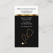 Visitekaartjes voor medische verzekering (Voorkant)