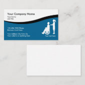 Visitekaartjes voor medische verzorging (Voorkant / Achterkant)