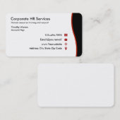 Visitekaartjes voor menselijk potentieel (Voorkant / Achterkant)