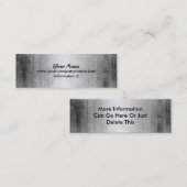 Visitekaartjes voor metaalkijken van gekromd staal (Voorkant / Achterkant)