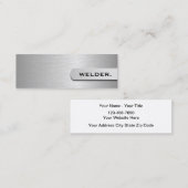 Visitekaartjes voor metaallassen (Voorkant / Achterkant)