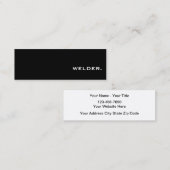 Visitekaartjes voor metaallassen (Voorkant / Achterkant)