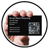 Visitekaartjes voor metaalrecycling van schroot