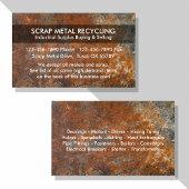 Visitekaartjes voor metaalrecycling van schroot