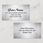 Visitekaartjes voor metalen blikken (Voorkant / Achterkant)