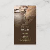 Visitekaartjes voor metselaars en steenbewerkers (Achterkant)