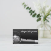 Visitekaartjes voor microfoonmuziek (Staand voorkant)