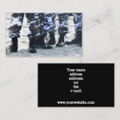 Visitekaartjes voor militaire laarzen (Voorkant / Achterkant)