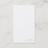 Visitekaartjes voor mobiel hairden (Achterkant)