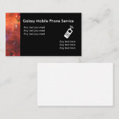 Visitekaartjes voor mobiele telefonie (Voorkant / Achterkant)