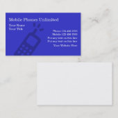 Visitekaartjes voor mobiele telefoons (Voorkant / Achterkant)