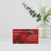 Visitekaartjes voor mobiele telefoons (Staand voorkant)