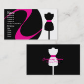 Visitekaartjes voor mode ontwerpen (Voorkant / Achterkant)