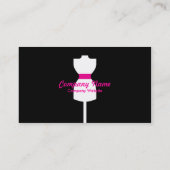 Visitekaartjes voor mode ontwerpen (Achterkant)