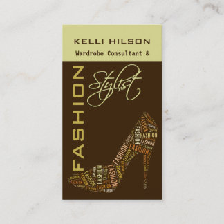 Visitekaartjes voor mode Stylist