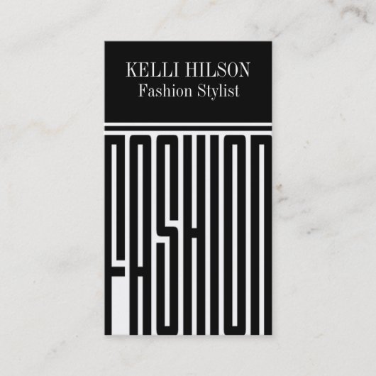 Visitekaartjes voor mode Stylist (Voorkant)