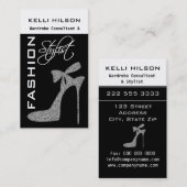 Visitekaartjes voor mode Stylist (Voorkant / Achterkant)