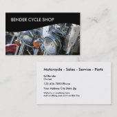 Visitekaartjes voor motorfietsen (Voorkant / Achterkant)