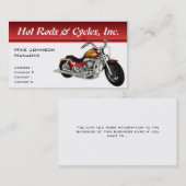 Visitekaartjes voor motorfietsen (Voorkant / Achterkant)