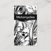 Visitekaartjes voor motorfietsen (Achterkant)