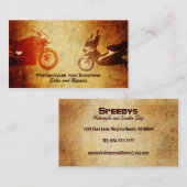 Visitekaartjes voor motorfietsen en scooters (Voorkant / Achterkant)