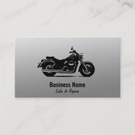 Visitekaartjes voor motorfietsen | Zwarte gradiënt Contactkaartje