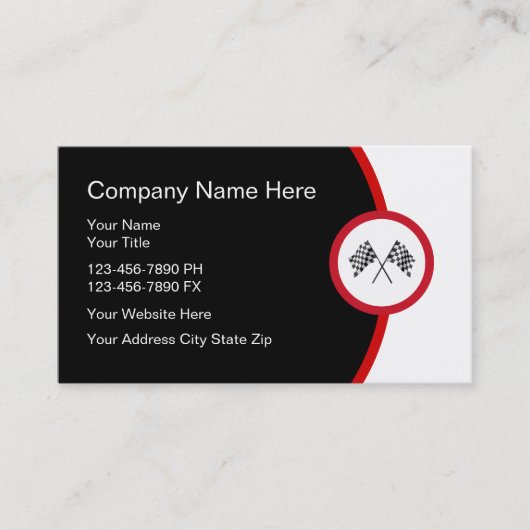 Visitekaartjes voor motorvoertuigen (Voorkant)