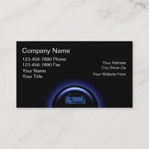 Visitekaartjes voor motorvoertuigen