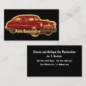 Visitekaartjes voor motorvoertuigen (Voorkant / Achterkant)